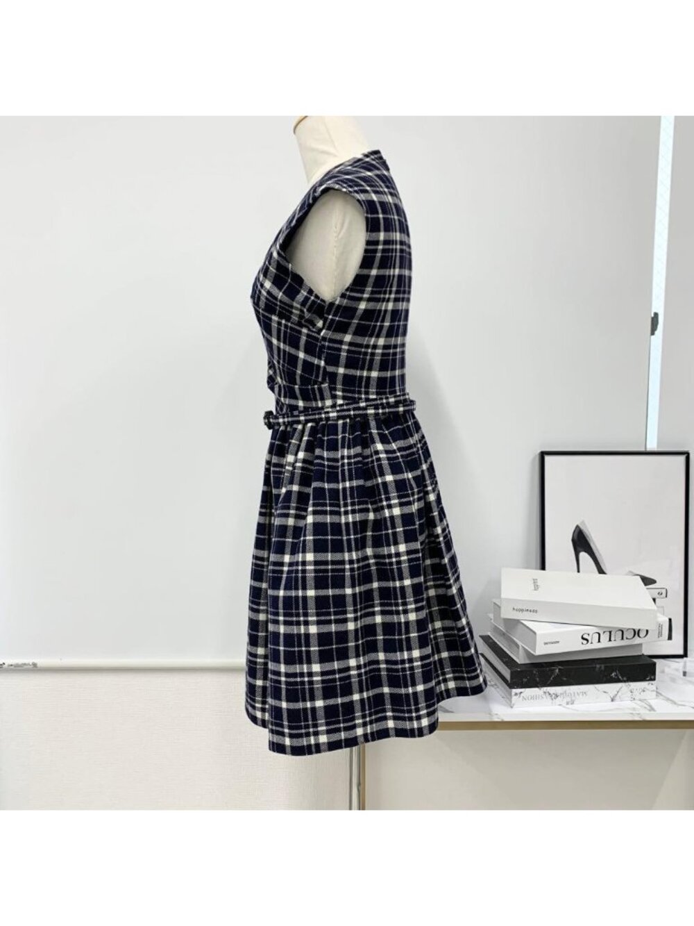 Dior Wool Dress Wrap Over Short - Picture 2 of 10
